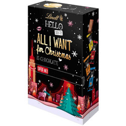 Продуктови Категории Шоколади Lindt Hello Коледна кутия с шоколади 150 гр